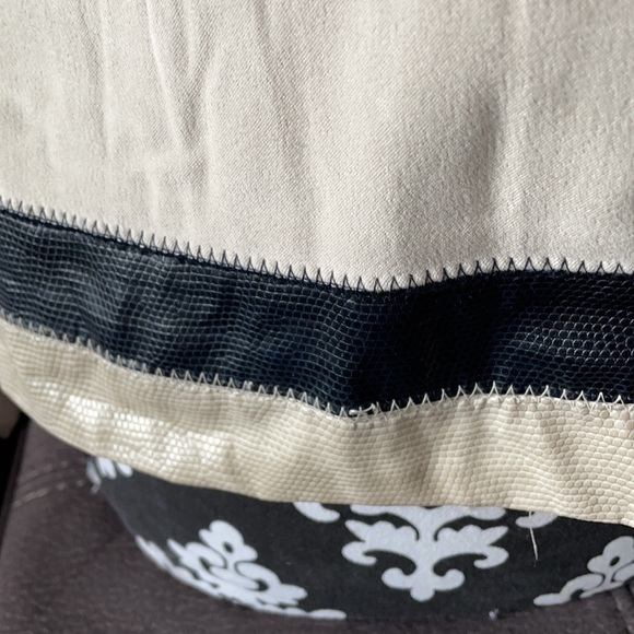 POSITIVE ATTITUDE Cream&Navy BlazerJacket Size 14 - Picture 3 of 8